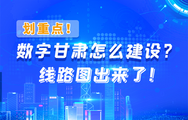 圖解|劃重點！數(shù)字甘肅怎么建設(shè)？線路圖出來了！