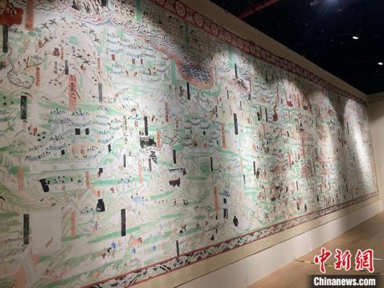 圖為展覽現(xiàn)場(chǎng)。　江楊燁 攝