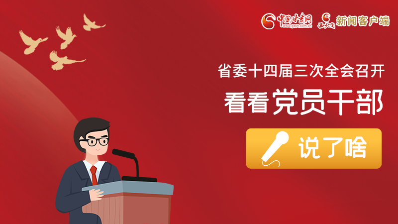 圖解|事關(guān)甘肅省委十四屆三次全會(huì)，黨員干部這么說！