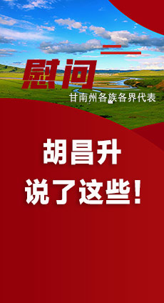  圖解|慰問(wèn)甘南州各族各界代表 胡昌升說(shuō)了這些！