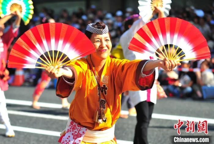 日本仙臺七夕祭。孫冉 攝