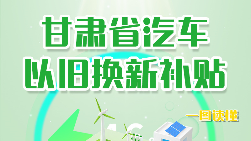 海報(bào)|重大利好！甘肅省汽車(chē)以舊換新補(bǔ)貼來(lái)了