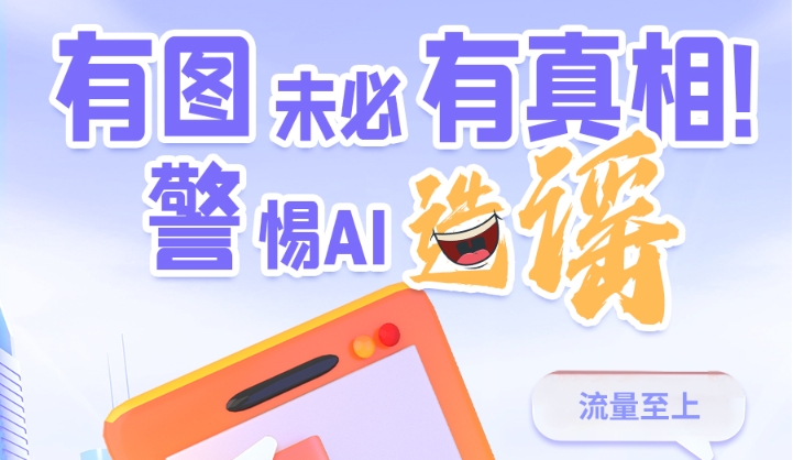 圖解|有圖未必有真相 警惕AI造謠！