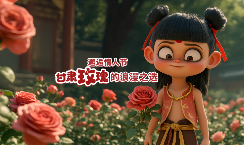 AI視頻 | 邂逅情人節(jié)，甘肅玫瑰的浪漫之選
